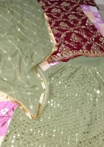 Partywear Sharara Suit For Women
