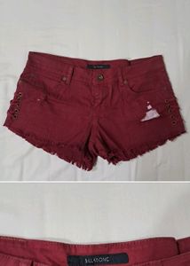 y2k Billabong Original Red Shorts