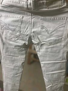 White Denim Jeans