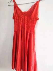 Red Lace nightdress