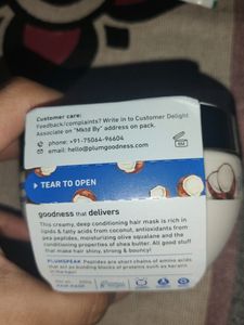 PLUM COCONUT &amp; PEPTIDES STRENGTH &amp; SHINE HAIR MASK