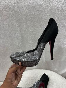 Glitter Platform Heels