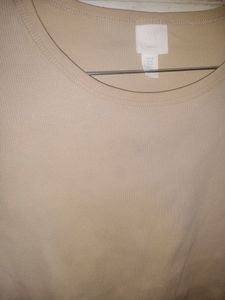 Fitted T- Shirt From H&amp;M Basics