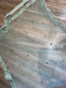 Mint Green Embroidered Lehenga