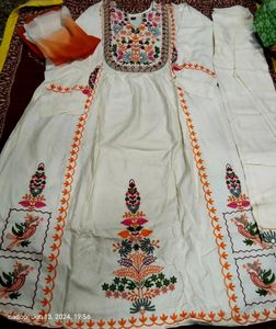 Embroidery Top And Bottom of Pant