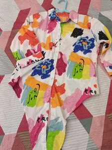 loose Crop top shirt (knot style)