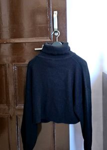 Last Deal H&amp;M UNUSED Polo Neck Jumper Crop
