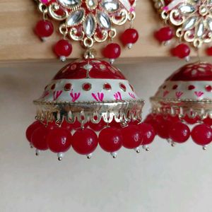 High Quality Pink Jhumke