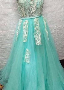 6 Layers Blue Princess Dress/ Ball Gown/ Wedding