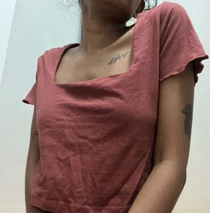 Square Neck Crop Top
