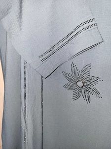 Elegant Grey abaya for women