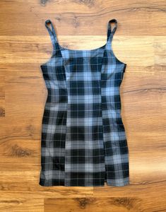 H&amp;M Plaid Mini Dress 🩶
