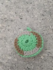 Handmade Blue Crochet Coaster