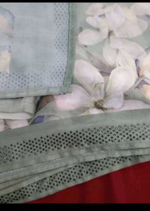 Floral Printed Saree with blouse