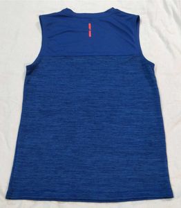 Blue Sleeveless Sports Tshirt