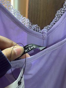 Lace Trim Cami night dress