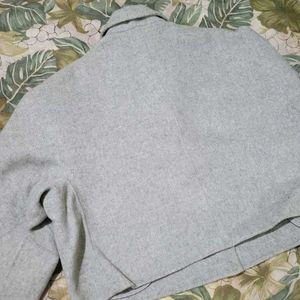 Grey Cropped Jacket
