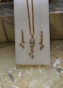 Necklace Pendent Set Earings