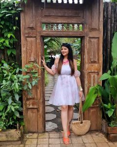 White Organza Dress
