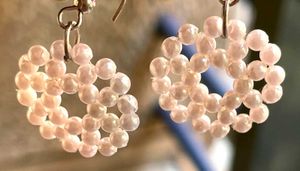 Pearl White Earrings