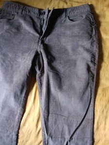 Gray Corduroy Pants