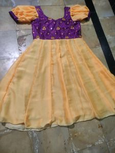 Mirror Work Embroidery Gown