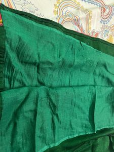 Stitched Green Embroidered Kurta With Lining