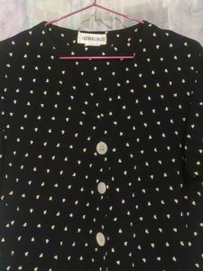 Vintage Polka Dot Blouse