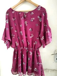 Cinched Waist Beautiful Top