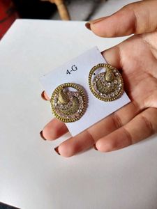 Pearl &amp; Diamond Earrings (Silver)