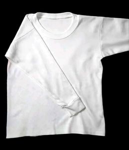 Plain White Long Sleeve T-Shirt