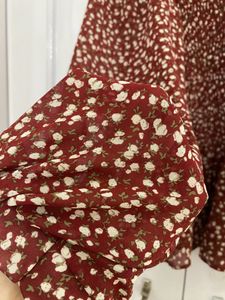 Floral Red Top