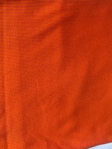 Orange Ribbed Strappy Dress