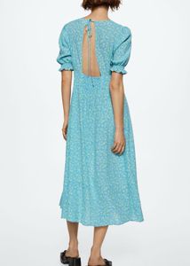 Mango Front Slit Dress