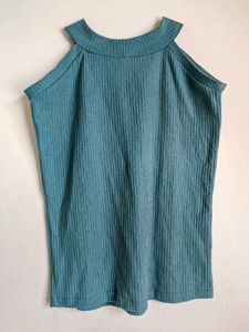 Stretchable Crew Neck  Sleeveless Tank Top