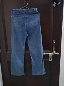Straight Fit Blue Jeans