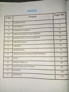Mental Maths Class 9th