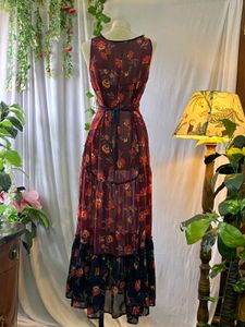 Ajio Sheet Long Dress