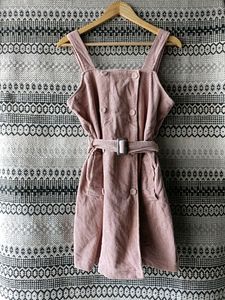 Pink Cordorouy Dress