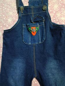 Stretchable Denim Dungaree For Kids😍