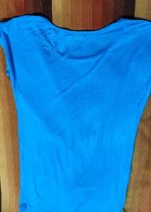 Miss Stylviz Women Blue Floral Graphic Printed Top