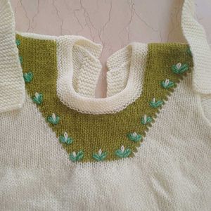 Brand New Handmade Knitted Baby Set - Adorable!