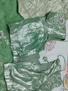 Very Beautiful Mint Green saree