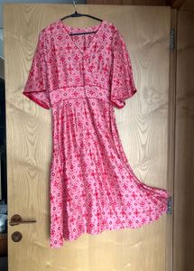 pure Chanderi  Midi Dress