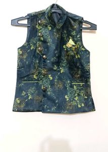 Floral Patterned Waistcoat
