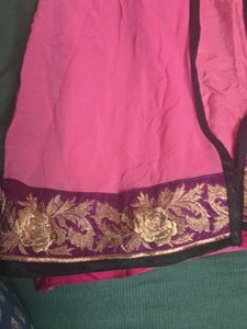 Pink Embroidered Kurta