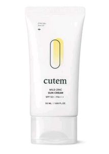 Cutem Mild Zinc Sun Cream