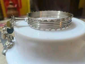 Silver Colour Oxidised Churi..