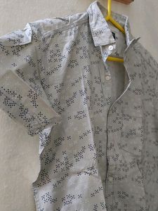 White Casual Wear Shirt For Men