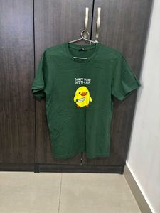 Green Graphic Print T-Shirt